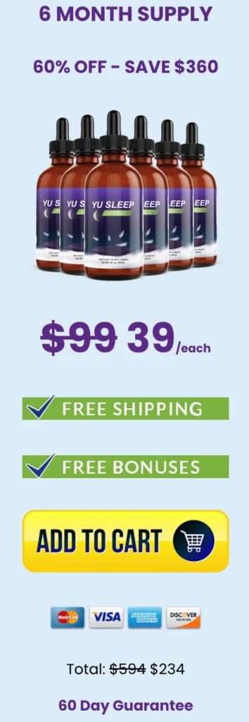 Get 60% Discount Save $60 . Read Yu Sleep Reviews 2025. Buy Each Yu Sleep Bottle Only in $39